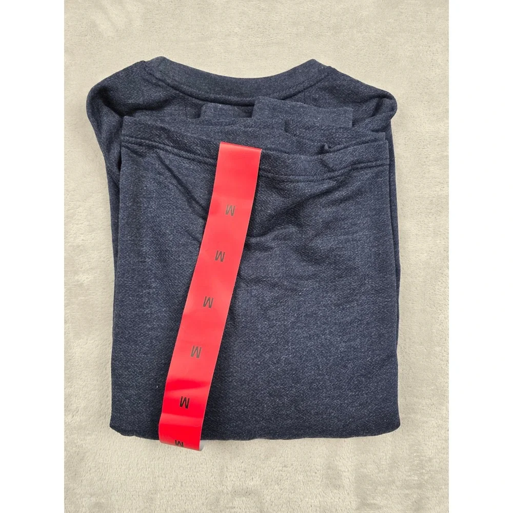 Orvis Crewneck Sweatshirt Mens Size M Blue Long Sleeve Midweight Cotton Poly